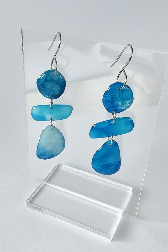 LAGOON - Gemstone Stack Earrings